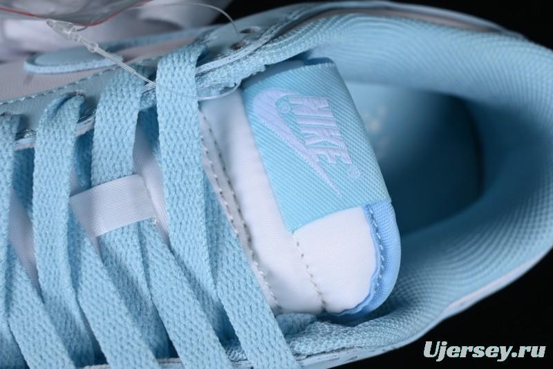 Nike Dunk Low Retro SB Casual Sneakers in Ice Blue Colorway - DV0833-104