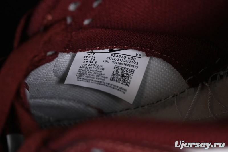 Nike Dunk Low SB Wine Red Black Low-Top Skateboarding Shoes - FJ4616-600