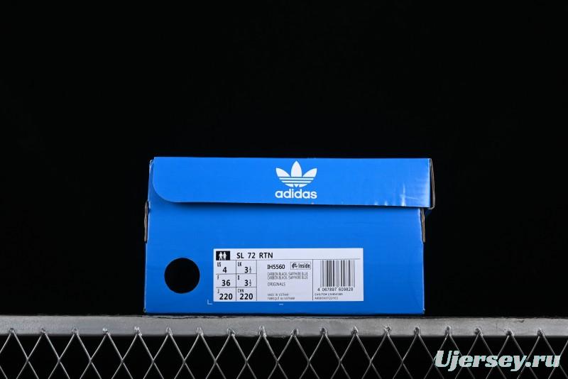 Adidas Originals SL 72 Retro Running Shoes with Nylon Upper and Rubber Outsole - IH5560