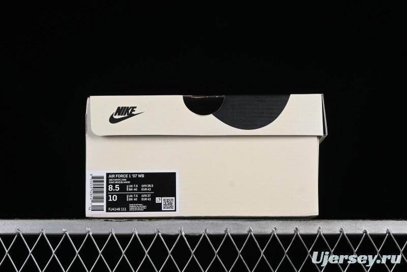 Nike Air Force 1 '07 Low Casual Sneakers with Full-Length Air Cushion - FJ4146-111