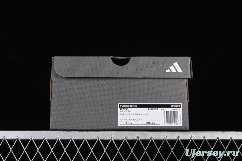 Adidas Pureboost 23 Running Shoes Lightweight Breathable with Full-Length BOOST Cushion - IF2398