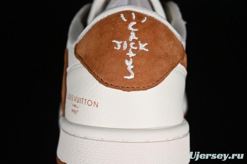 Nike Air Jordan 1 Low OG SP Travis Scott x Fragment Design Collaboration Sneakers - LX1988-900