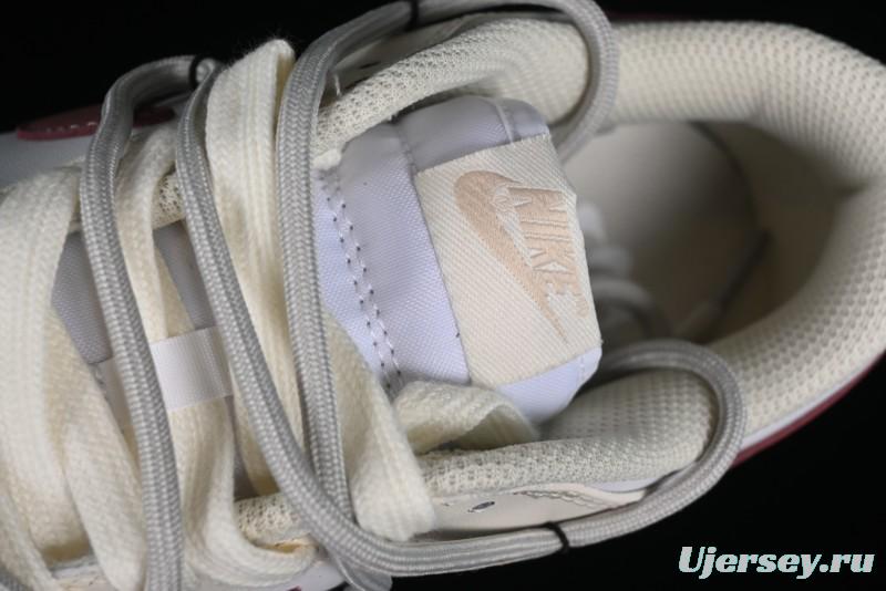 Nike Dunk Low Next Nature SB Lace-Up Low-Top Casual Sneakers in Cream Dark Brown - DD1873-103