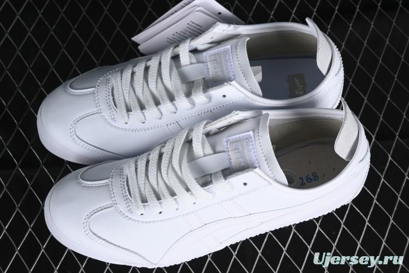 Onitsuka Tiger Mexico 66 Low-Top Leather Sneakers for Casual Running - 1183A844-100