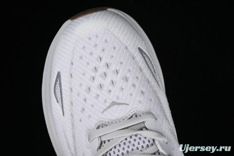 HOKA ONE ONE CLIFTON 9 Running Shoes with Lightweight Knit Mesh and Enhanced Cushioning - 1127895 NCWT