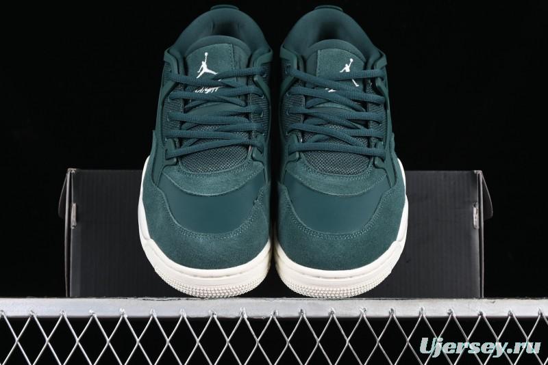 Nike Air Jordan 4 Remastered Military Green Retro Sneakers - FQ7940-300