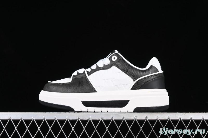 MLB NY Yankees Chunky Liner Classic Monogram Lightweight Platform Sneakers with 6cm Height Boost - 3ASXCMN4N50BKS