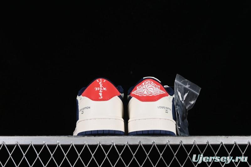 Nike Air Jordan 1 Low OG SP Travis Scott x Fragment Design Collaboration Sneakers - LJ5188-002