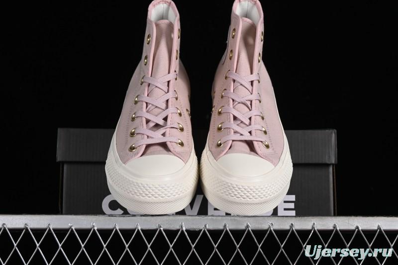 Converse All Star Lift High Top Platform Canvas Sneakers with Chunky Sole - A10431C