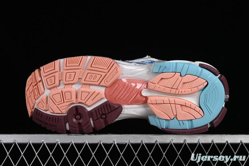 Balenciaga Runner Kith Four Color Retro Casual Sneakers - W3RBMU9754