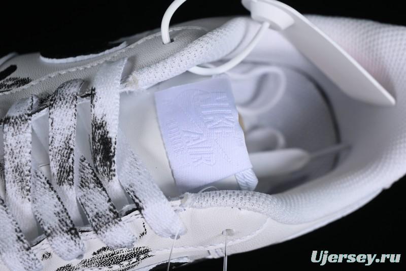 Nike Air Force 1 '07 Low Custom Hand-Painted 2D Industrial Scene Casual Sneakers - 315122-311