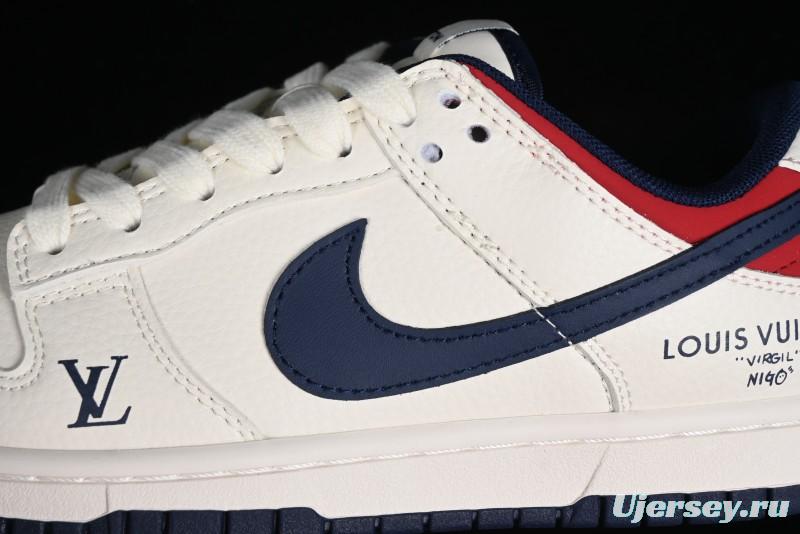 Nike SB Dunk Low LV Collaboration Anniversary High-End Custom Low-Top Casual Sneakers - XX2025-313