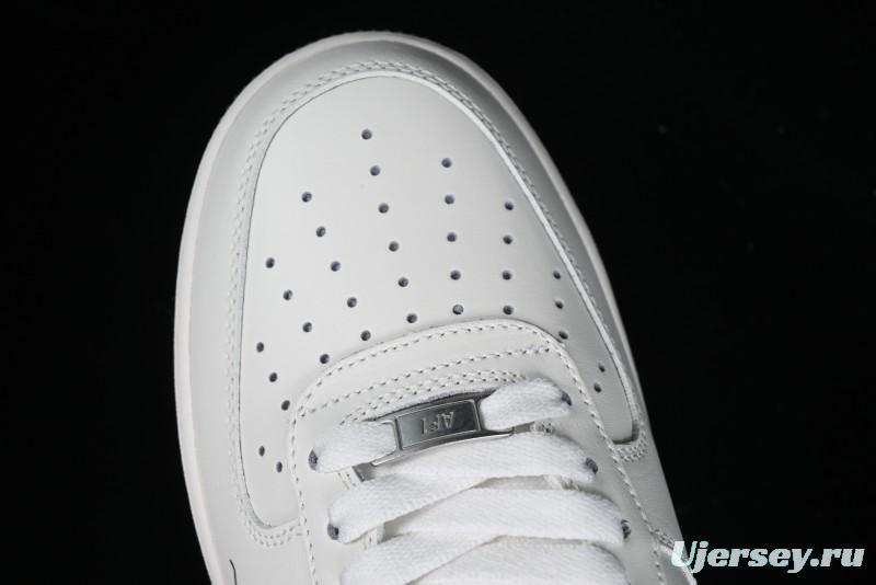 Nike Air Force 1 '07 Low "SHARK" Casual Sneakers with Full-Length Air Cushion - DB3301-220