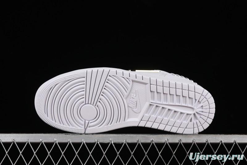 Nike Air Jordan 1 Low Method of Make Casual Sneakers in White Gold - FN5032-100