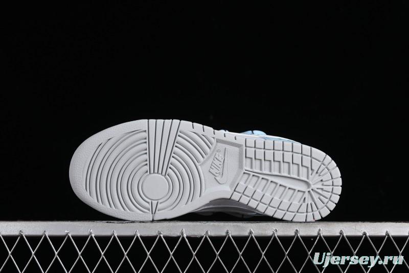 Nike Dunk Low SB Hearts Playing Cards Graffiti North Carolina Blue Casual Skate Shoes - DV0831-101