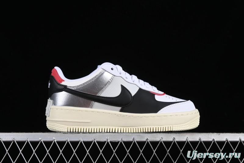 Nike Air Force 1 Shadow Lightweight Elevated Low-Top Casual Sneakers - FN6335-100