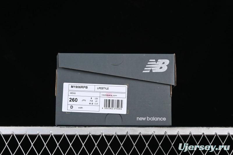 New Balance 1906 Series Retro Dad Style Casual Running Shoes with T-Beam Outsole and Exposed Cushioning - M1906RPB