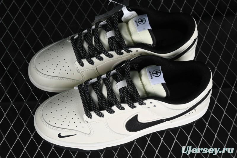 Nike SB Dunk Low Lightning Collaboration Off-White Black Starry Sky Anniversary High-End Custom Low-Top Casual Skate Shoes - XD1688-015