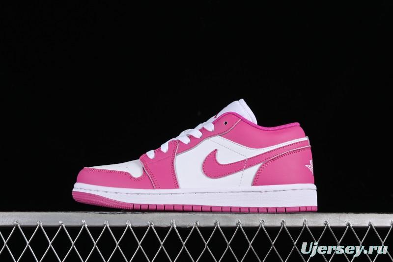 Nike Air Jordan 1 Low AJ1 Rose Pink Low-Top Casual Lifestyle Sneakers - FV8486-600