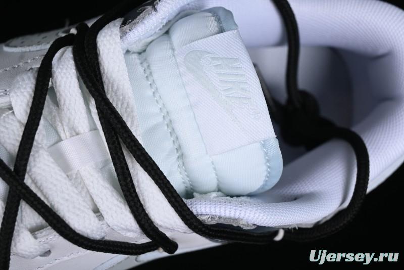 Nike Dunk Low SB Graffiti Halloween Cross Distressed Gradient Lace-Up Casual Skate Shoes - DV0831-101