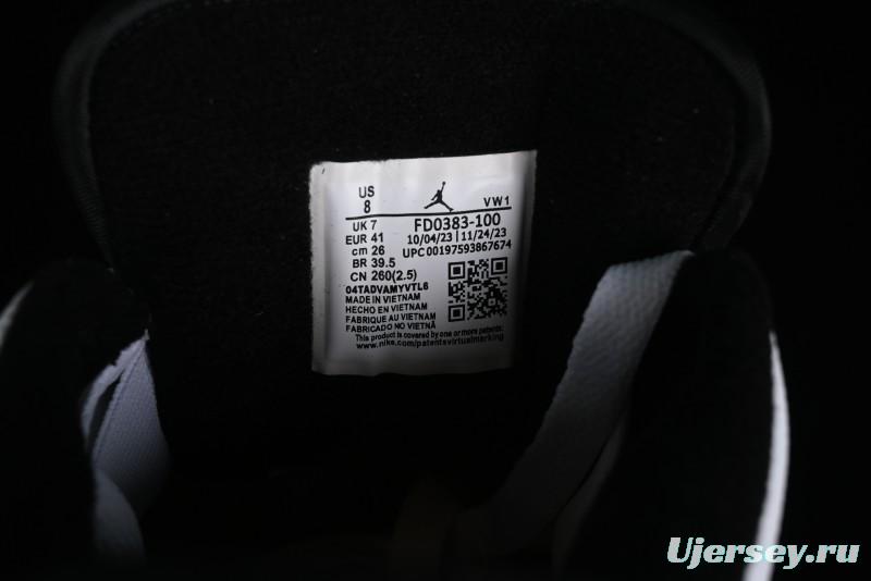 Nike Air Jordan 2/3 Retro Low-Top Basketball Shoes in White/Black - FD0383-100