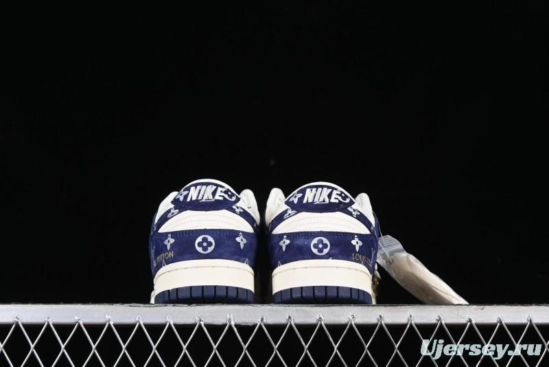 Nike SB Dunk Low LV Collaboration Anniversary Customized Low-Top Casual Sneakers - XD6188-029