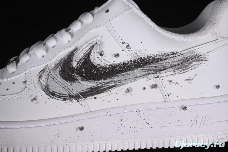 Nike Air Force 1 '07 Low Casual Sneakers with Chinese Ink Painting Design - LL6976-521