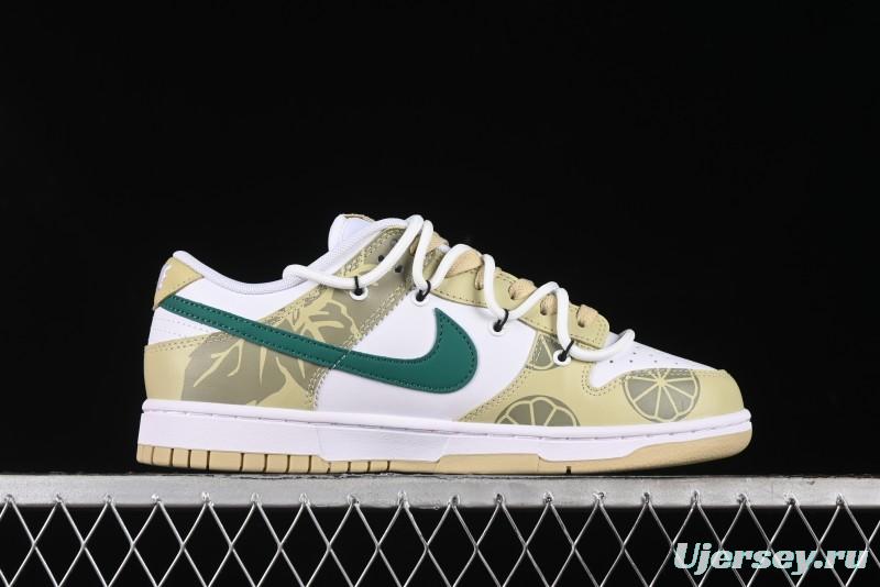 Nike Dunk Low SB Lemon Mojito Casual Skate Shoes - DV0833-100
