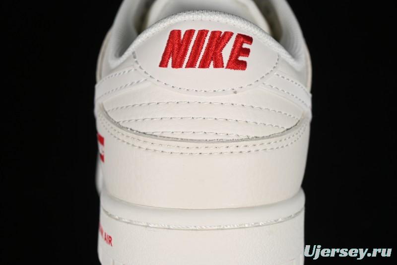 Nike SB Dunk Low Supreme Collaboration - Off-White Swoosh Anniversary High-End Custom Low-Top Casual Skate Shoes - SJ2068-267