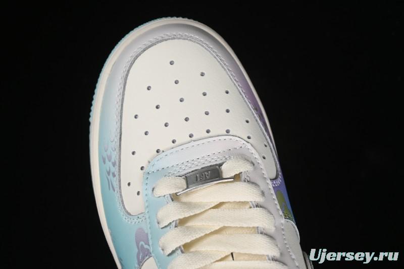 Nike Air Force 1 '07 Low Casual Sneakers "Crystal Dragon Palace" - DB3301-303