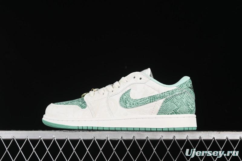 Nike Air Jordan 1 Low OG Retro Basketball Shoes Snake Year Limited Edition - HF3144-100