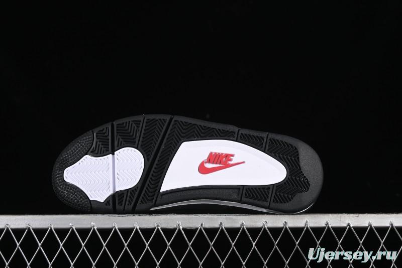 Nike Air Jordan 4 Remastered Retro Sneakers with Suede and Textile Upper - HF4334-004