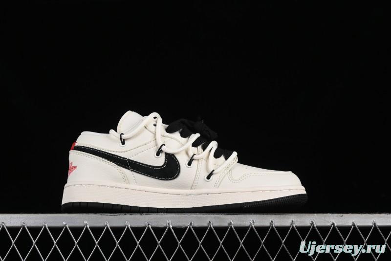 Nike Air Jordan 1 Low AJ1 Retro Basketball Shoes Comme des Garcons Collaboration - SJ9950-014