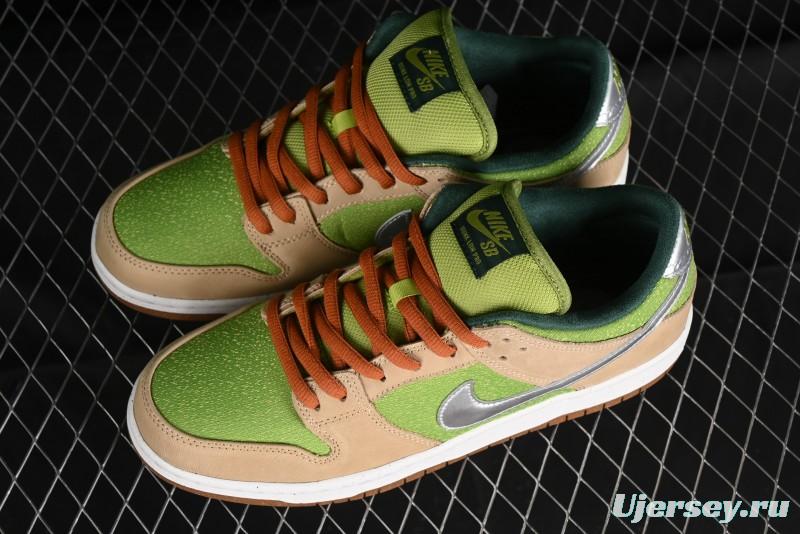 Nike SB Dunk Low Casual Skate Shoes with Escargot-Inspired Vanilla Garlic Butter Colorway - FQ7585-200