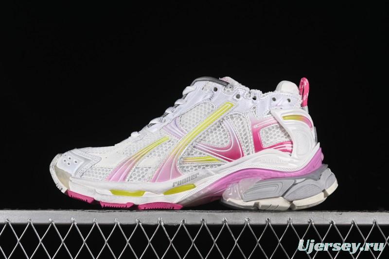 Balenciaga Runner Kith Four Color Retro Casual Sneakers - W3RMU9517