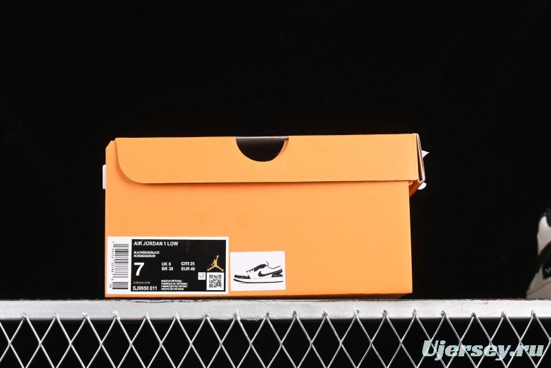 Nike Air Jordan 1 Low AJ1 Marvel Collaboration - Batman Custom High-End Low-Top Basketball Shoes - SJ6650-011