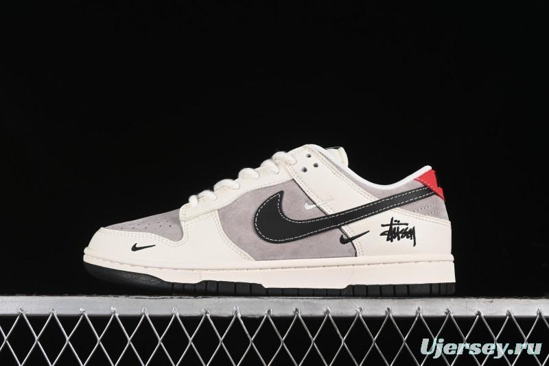 Nike SB Dunk Low Stussy Anniversary Edition Customized Low-Top Casual Skate Shoes - SJ1089-001
