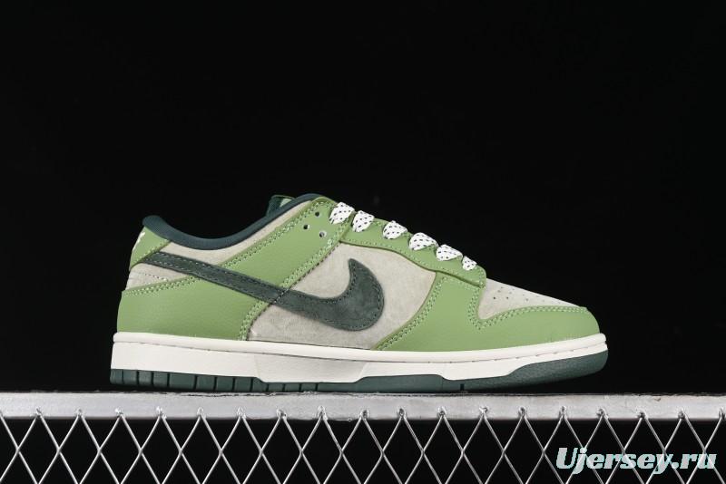 Nike SB Dunk Low UN Collaboration - Flying Spring Green Anniversary High-End Custom Low-Top Casual Skate Shoes - JH8310-959