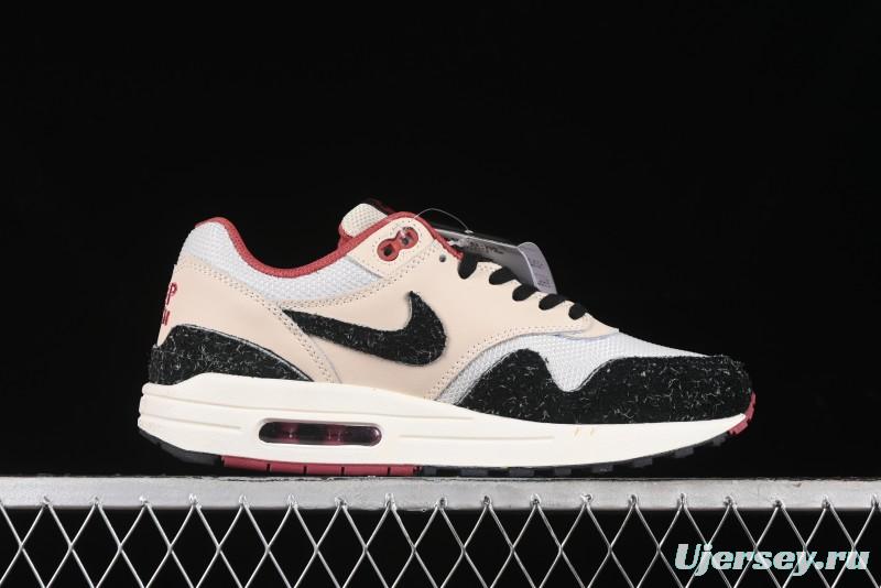 Nike Air Max 1 Retro Running Shoes with Half-Sole Air Cushion - FD5743-200