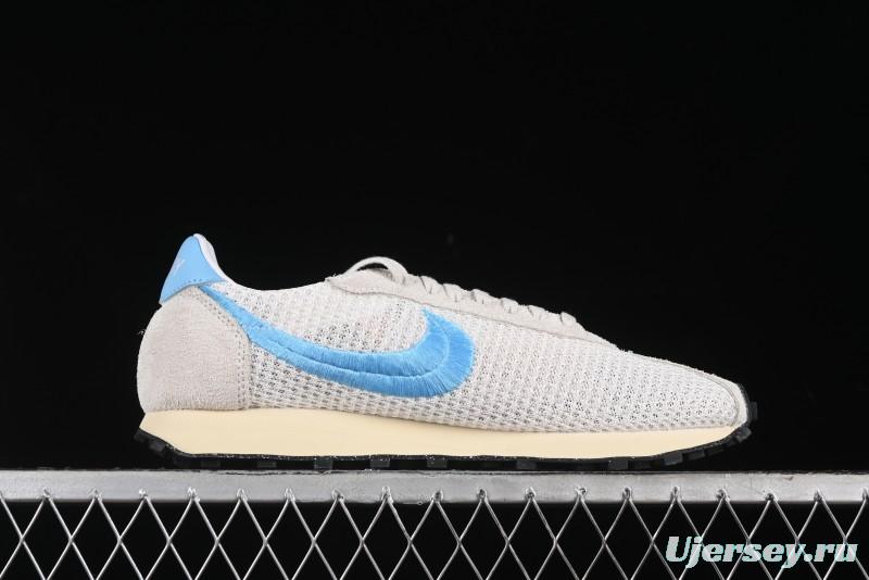 Nike Stussy Roshe Run LD-1000 Comfortable Versatile Slip-Resistant Durable Waffle Low-Top Casual Running Shoes - FQ5369-001