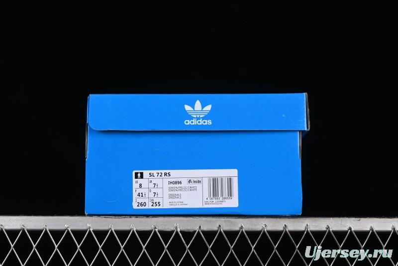 Adidas Originals SL 72 RS Retro Running Shoes with Nylon Upper and Suede Accents - IH0896