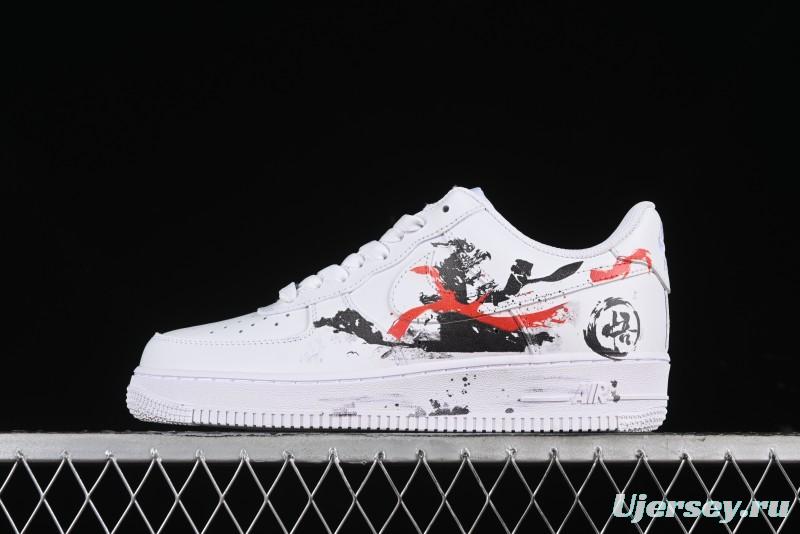 Nike Air Force 1 '07 Low Black Myth Wukong Custom Spray Paint Gift Box Low-Top Casual Sneakers - ZH0316-043