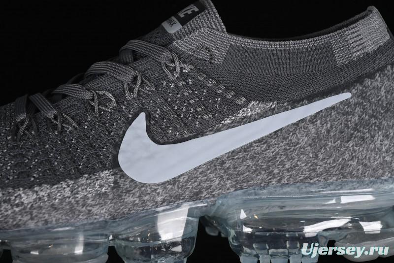 Nike Vapormax Flyknit Breathable Casual Running Shoes with Full-Length Air Cushion - 849557-002