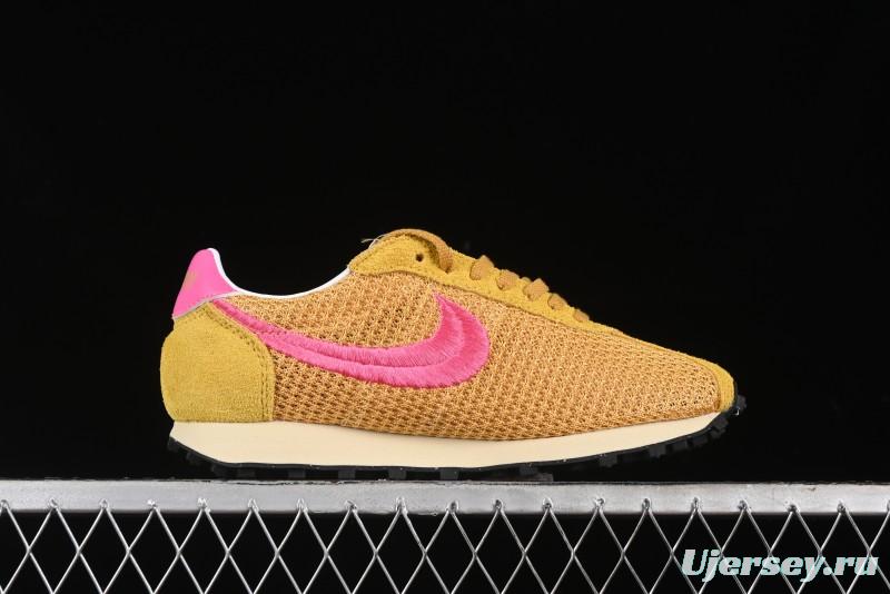 Stussy x Nike Roshe Run LD-1000 Comfortable Versatile Non-Slip Durable Waffle Low-Top Casual Running Shoes - FQ5369-700