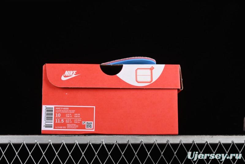 Nike P-6000 PRM Retro Casual Sneakers with Lightweight Design - HJ3488-001