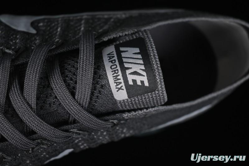 Nike Vapormax Flyknit Breathable Casual Running Shoes with Full-Length Air Cushion - 849557-002