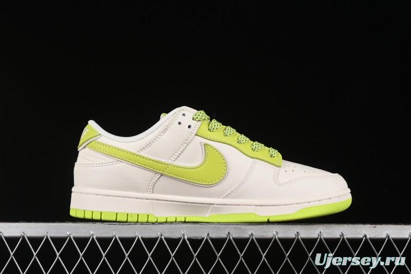 Nike SB Dunk Low Supreme Stone Island Collaboration - Fluorescent Beige Anniversary High-End Custom Low-Top Casual Skate Shoes - BB9866-005