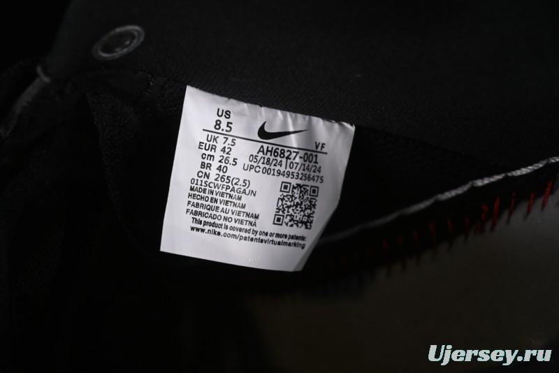 Nike Air Force 1 '07 Low Patent Leather All Black Casual Sneakers - AH6827-001