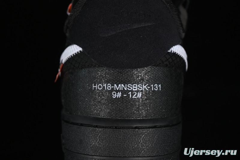 Nike Off White x Air Force 1 Low OW Transparent Black - AO4606-001