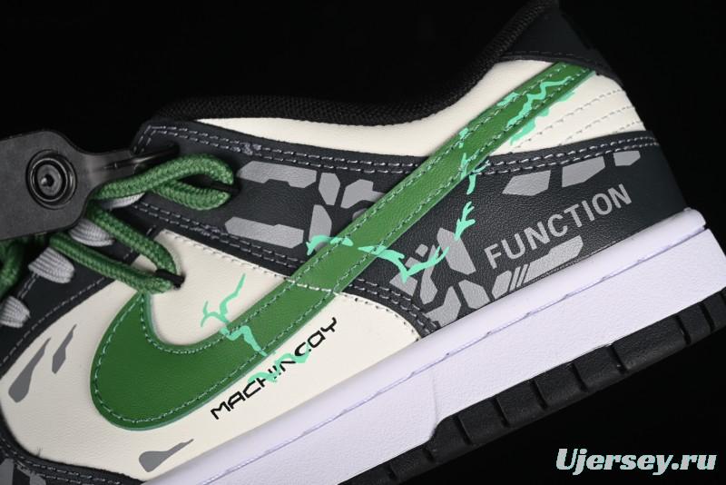 Nike Dunk Low FZBB Mechanical Theme SB Strap Low-Top Casual Sneakers - DD1391-100